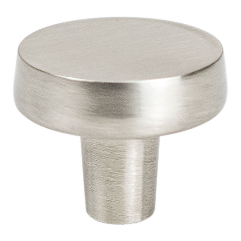 Berenson 0036-1BPN: 1-7/32" Transitional Advantage Four Cabinet Knob - Brushed Nickel