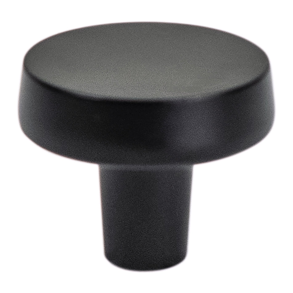 Berenson 0047-1055: 1-7/32" Transitional Advantage Four Cabinet Knob - Matte Black
