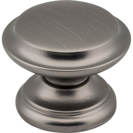Jeffrey Alexander 0251BNBDL: 1-3/8" Cordova Round Cabinet Knob - Brushed Pewter