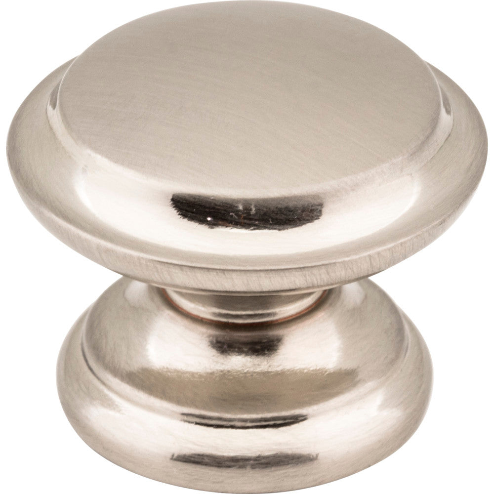 Jeffrey Alexander 0251SN: 1-3/8" Cordova Round Cabinet Knob - Satin Nickel