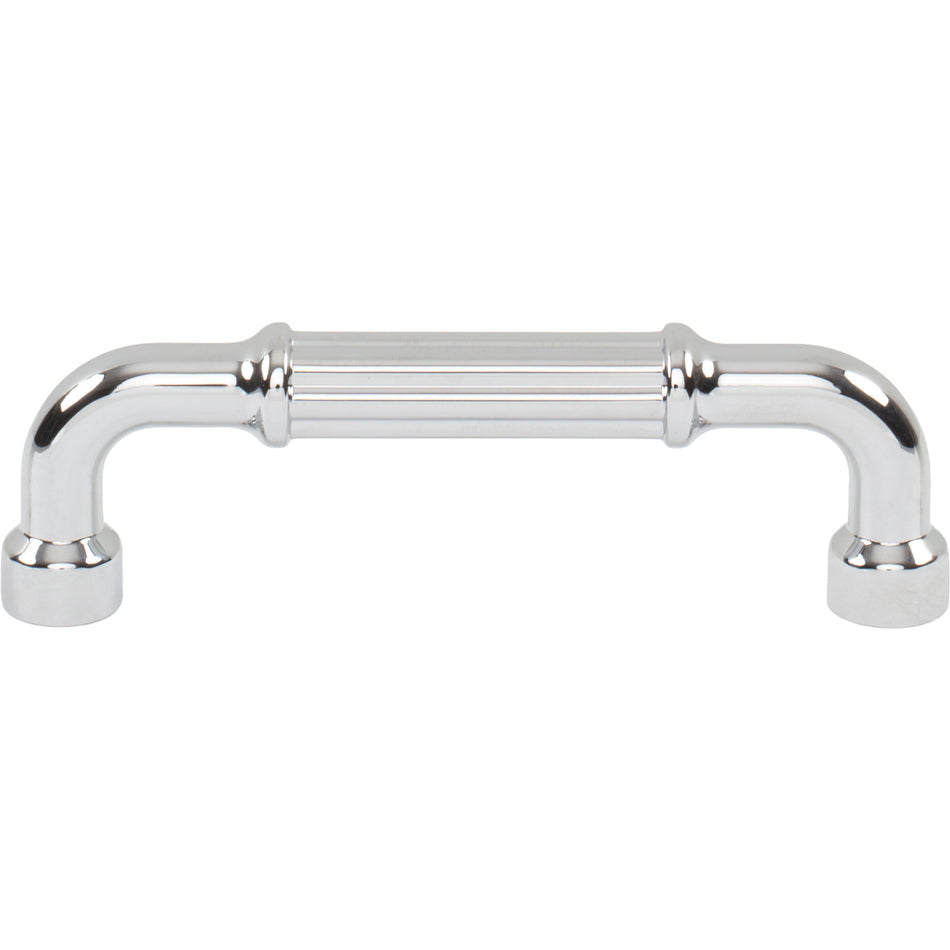 Top Knobs TK3402PC: 3-3/4" cc Pemberton Cabinet Pull - Polished Chrome