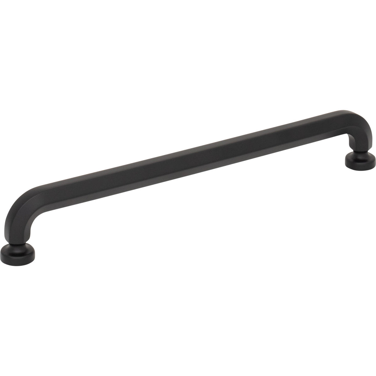 Top Knobs TK3324BLK: 7-9/16" Stanmore D-Handle Cabinet Pull - Flat Black