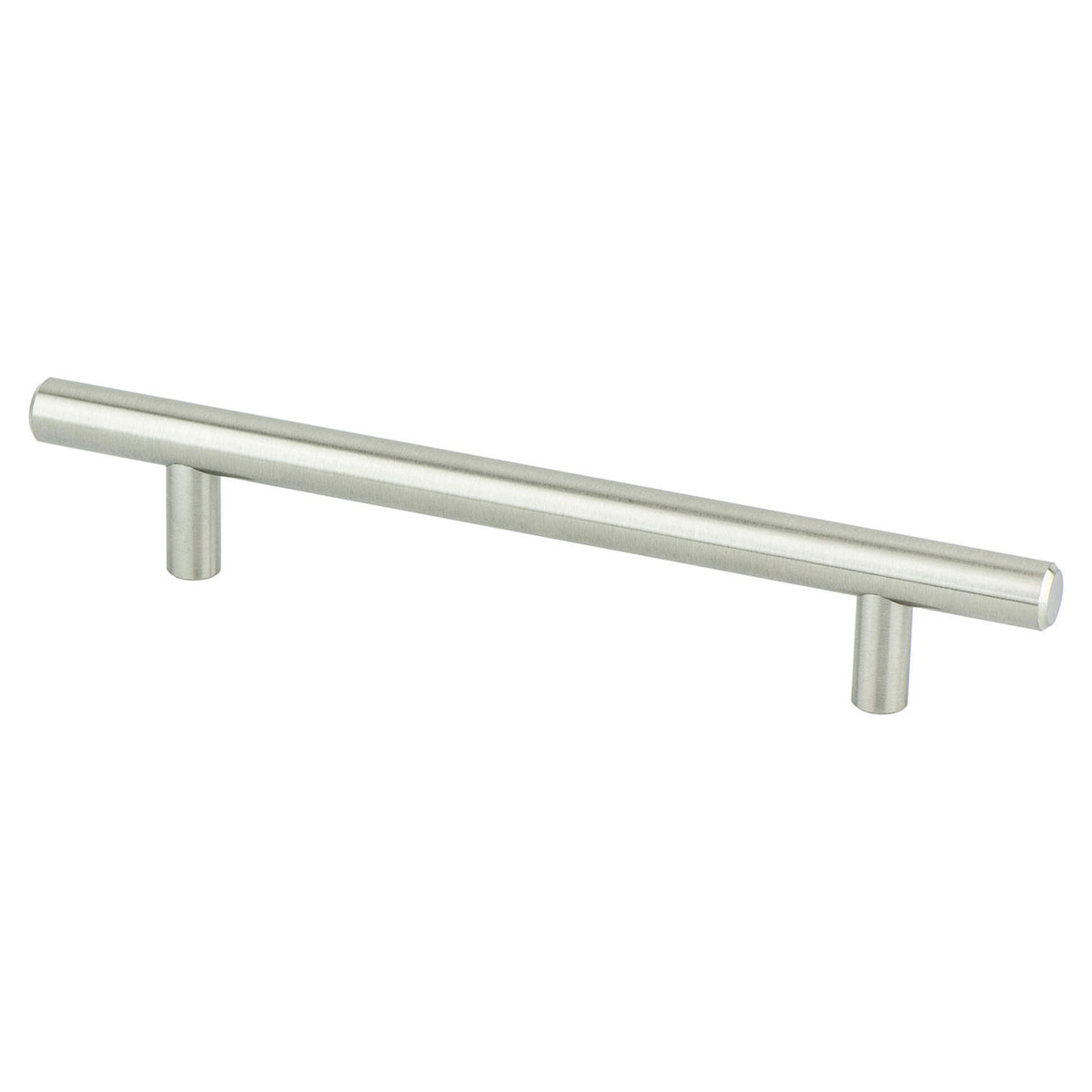 Berenson 0804-2BPN: 128mm cc Tempo Round Bar Cabinet Pull - Brushed Nickel