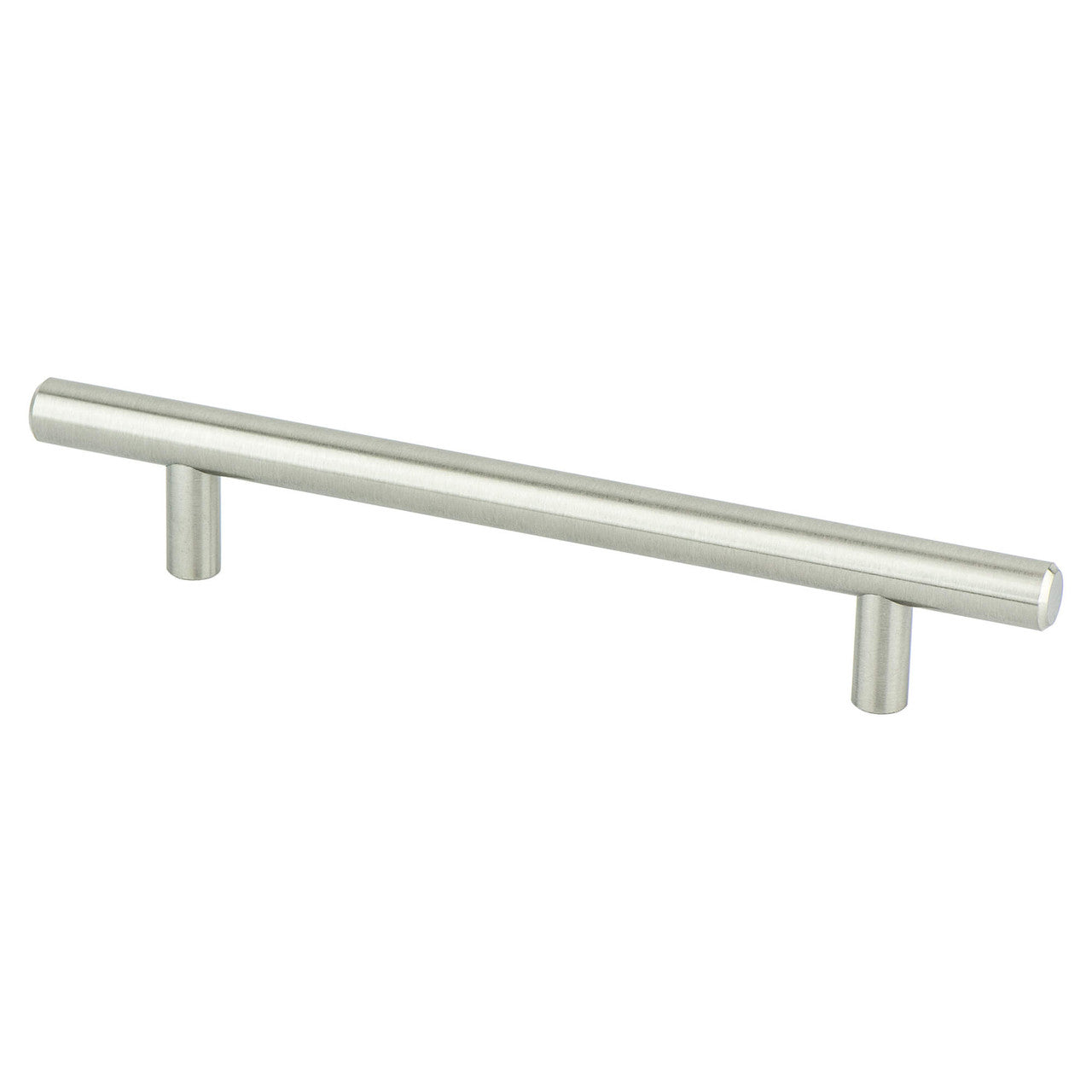 Berenson 0804-2BPN: 128mm cc Tempo Round Bar Cabinet Pull - Brushed Nickel