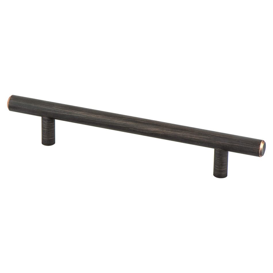 Berenson 0805-20VB: 128mm cc Tempo Round Bar Cabinet Pull - Verona Bronze