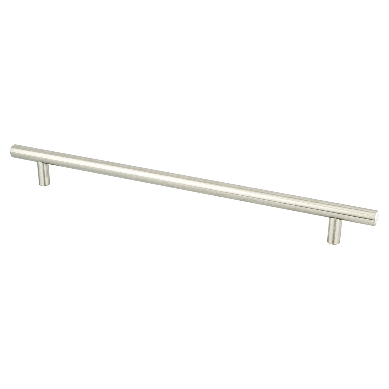 Berenson 0808-2BPN: 256mm cc Tempo Round Bar Cabinet Pull - Brushed Nickel