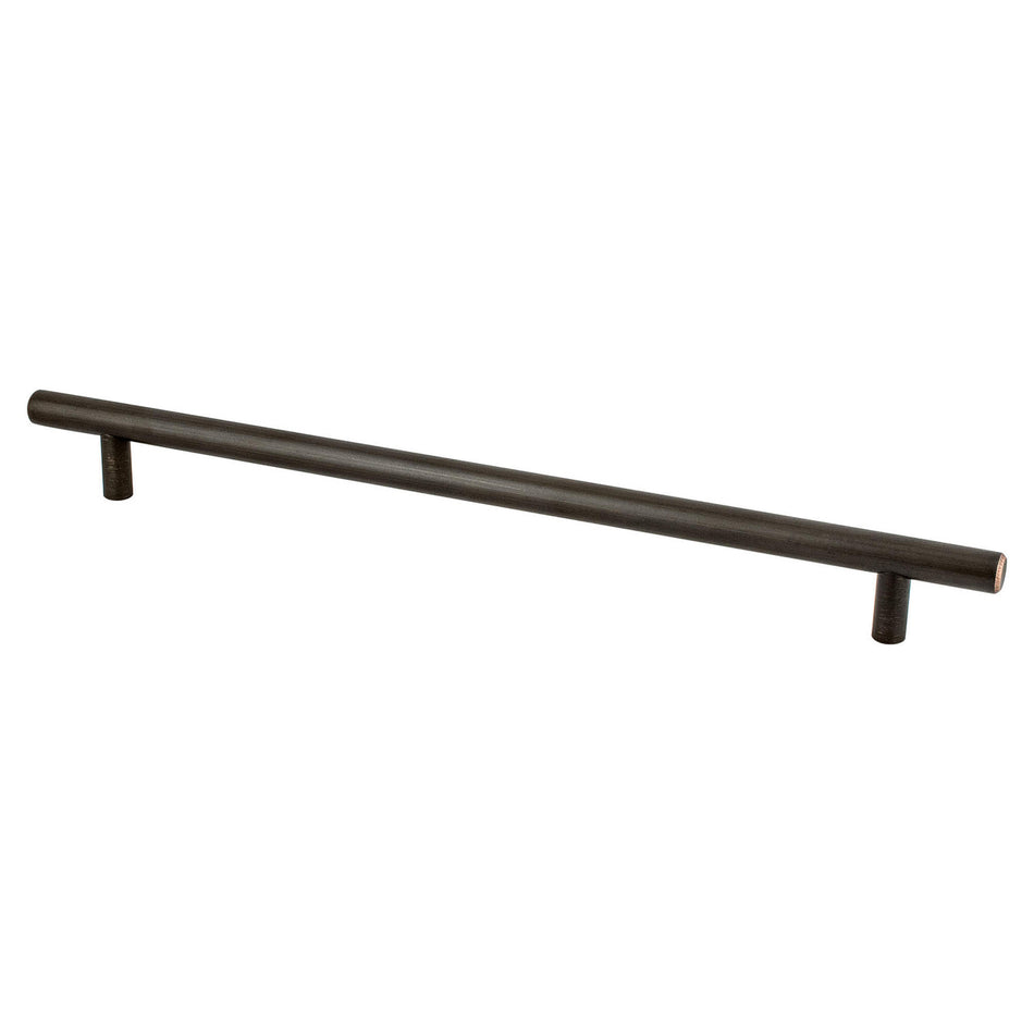 Berenson 0809-20VB: 256mm cc Tempo Round Bar Cabinet Pull - Verona Bronze