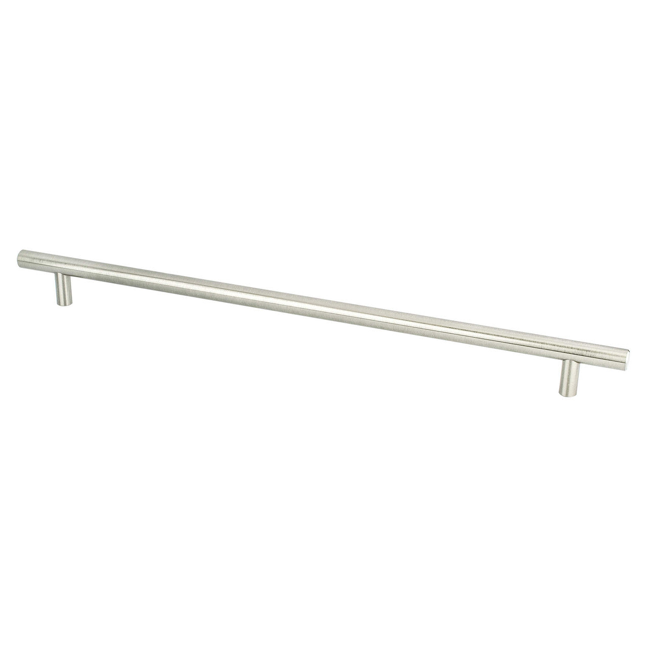 Berenson 0810-2BPN: 320mm cc Tempo Round Bar Cabinet Pull - Brushed Nickel