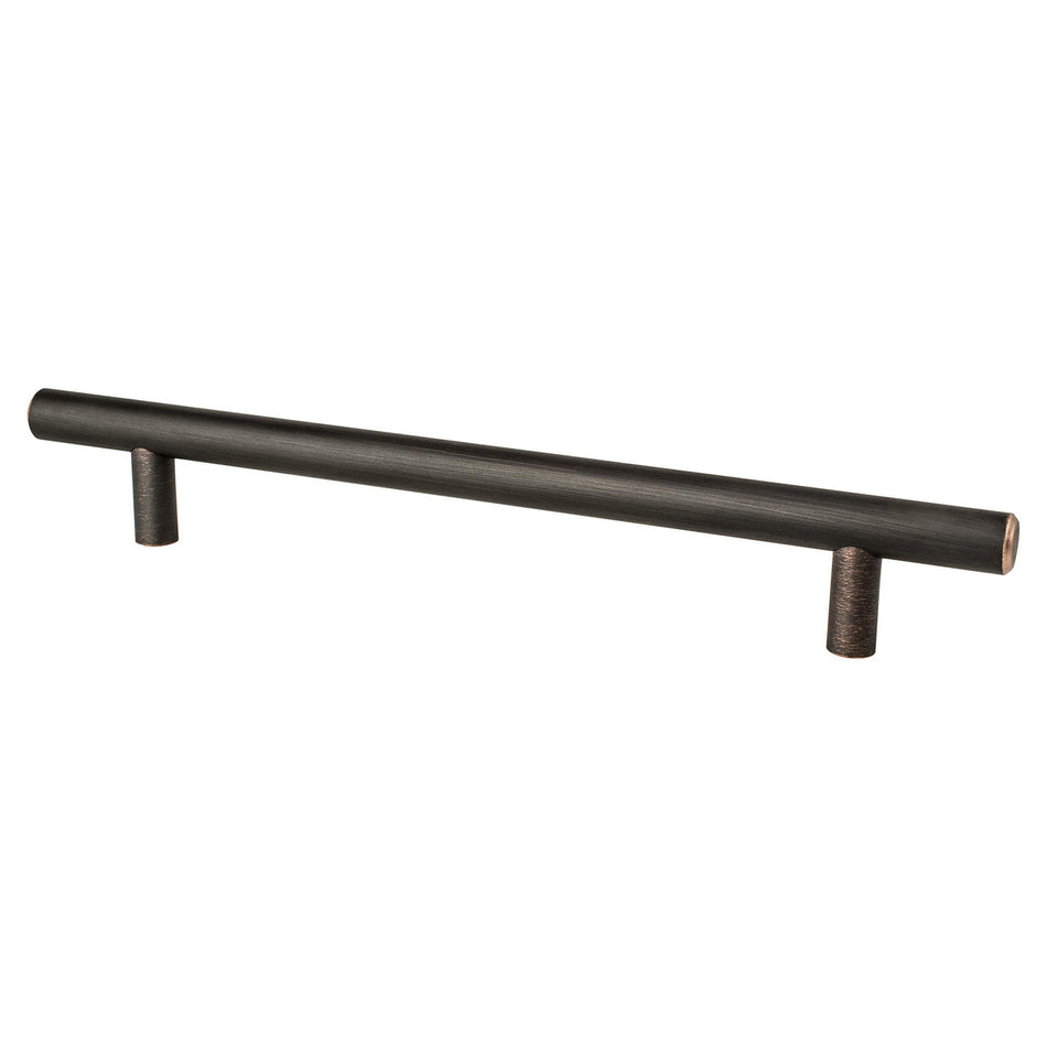 Berenson 0812-20VB: 160mm cc Tempo Round Bar Cabinet Pull - Verona Bronze