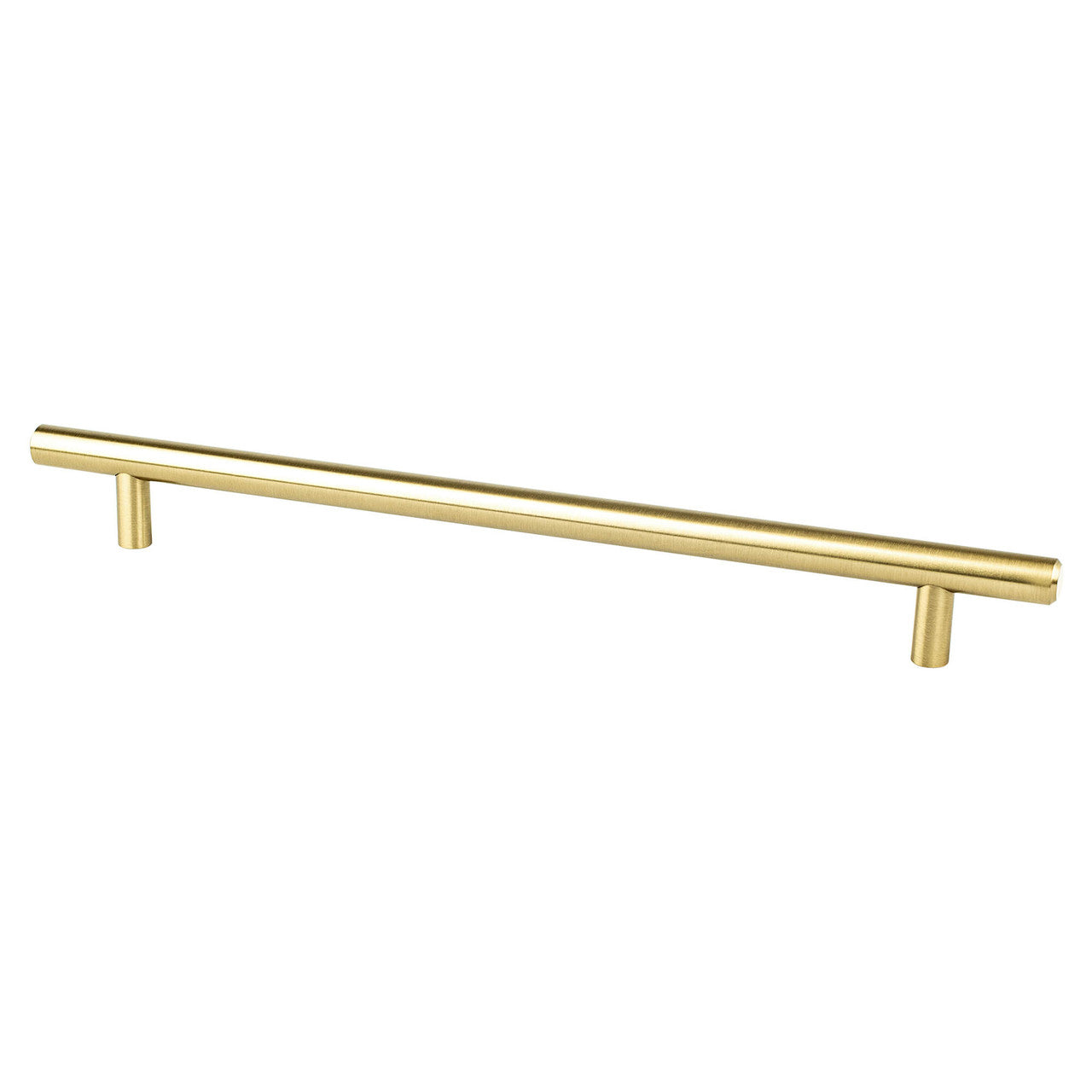 Berenson 0825-2MDB: 224mm cc Tempo Round Bar Cabinet Pull - Modern Brushed Gold