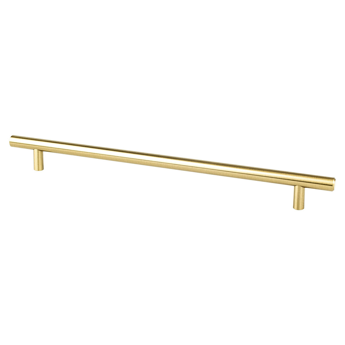 Berenson 0826-2MDB: 256mm cc Tempo Round Bar Cabinet Pull - Modern Brushed Gold