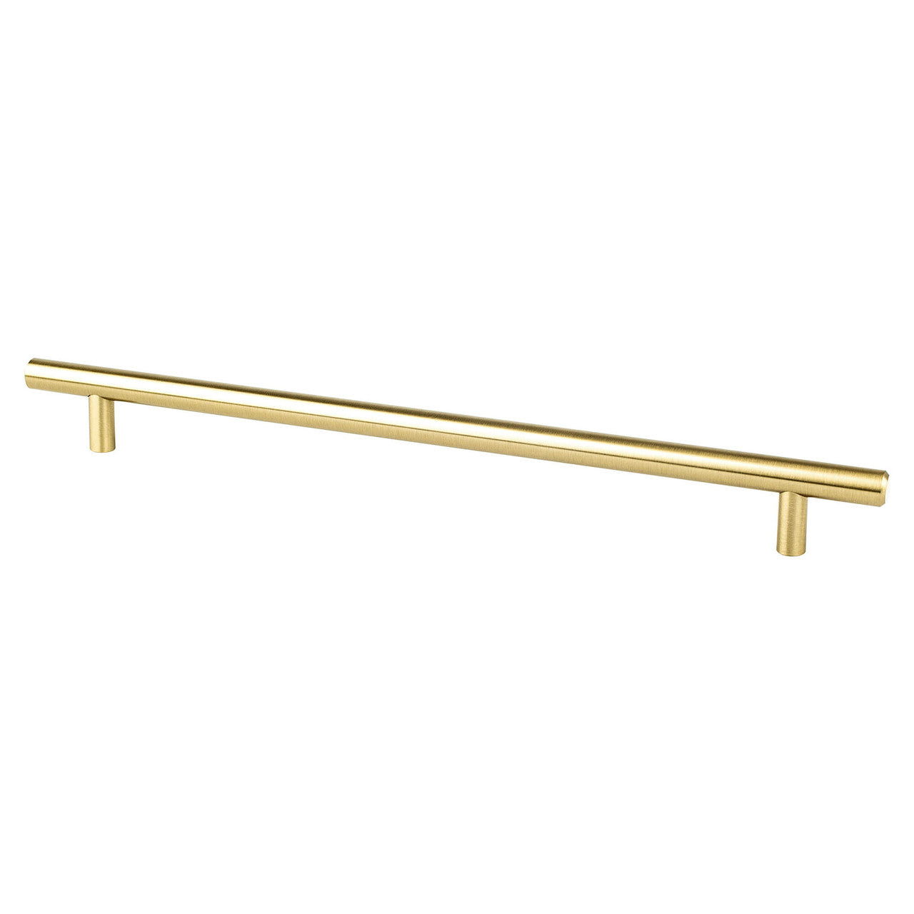Berenson 0826-2MDB: 256mm cc Tempo Round Bar Cabinet Pull - Modern Brushed Gold