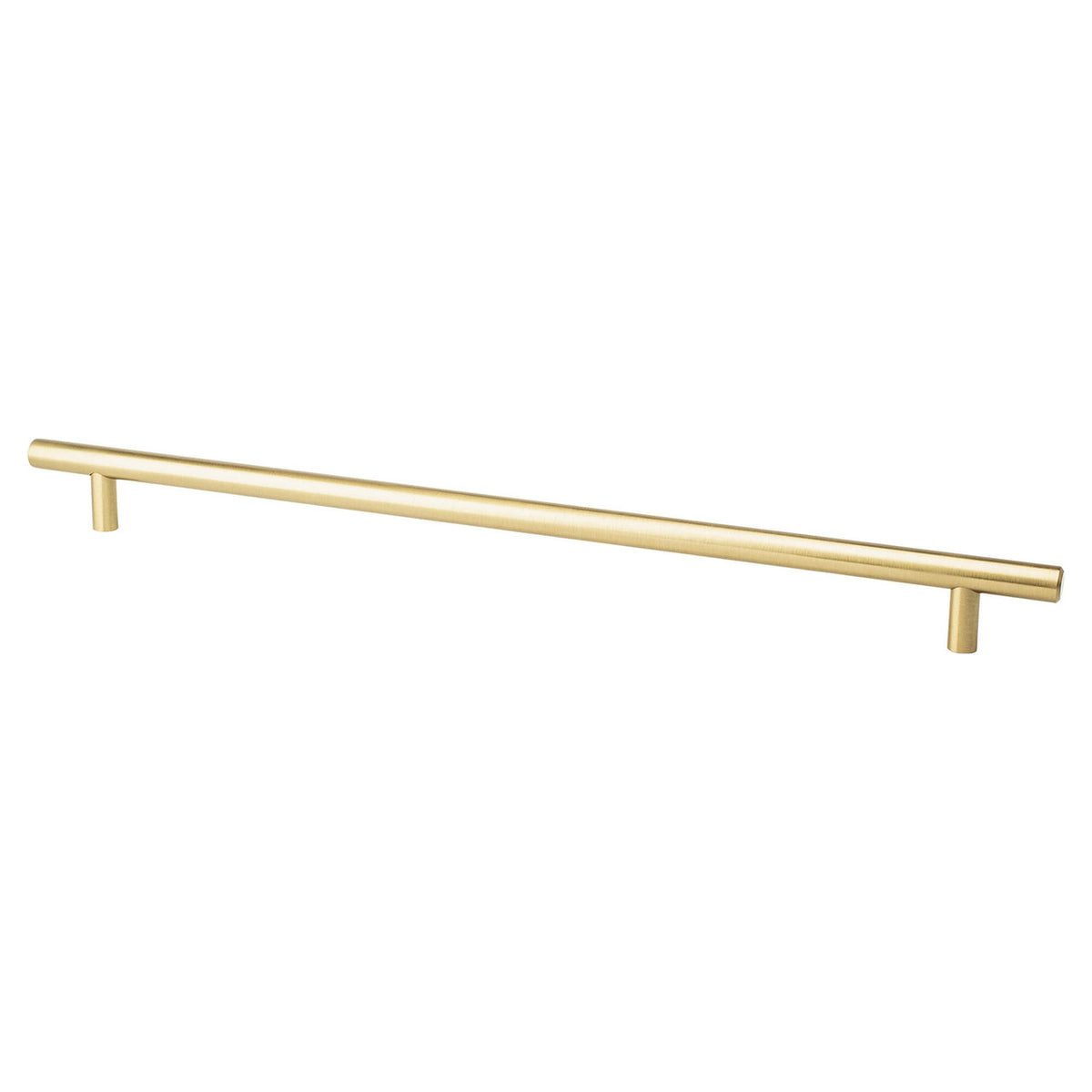 Berenson 0828-2MDB: 320mm cc Tempo Round Bar Cabinet Pull - Modern Brushed Gold