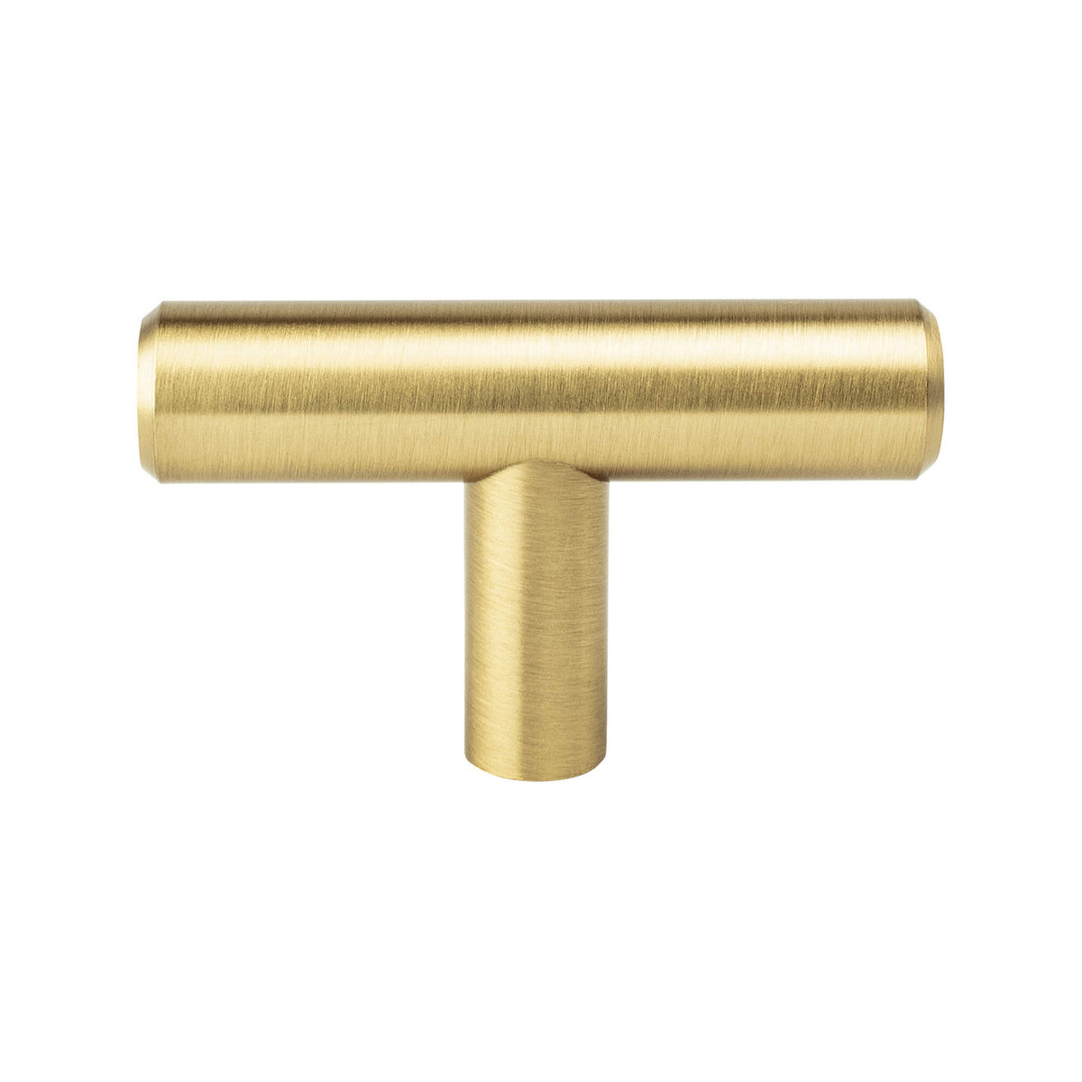 Berenson 0829-2MDB: 2" Tempo T-Bar Cabinet Knob - Modern Brushed Gold