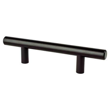 Berenson 0830-2055: 3" cc Tempo Round Bar Cabinet Pull - Black