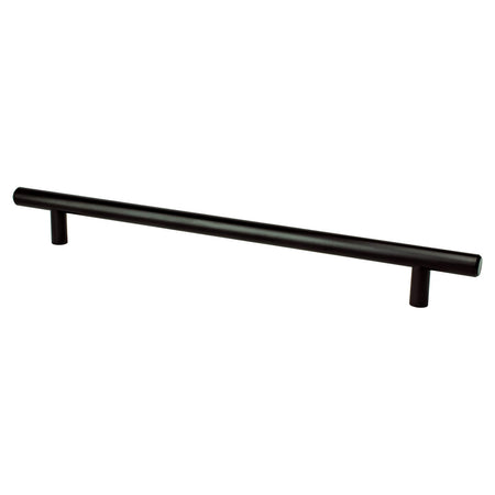 Berenson 0835-2055: 224mm cc Tempo Round Bar Cabinet Pull - Black