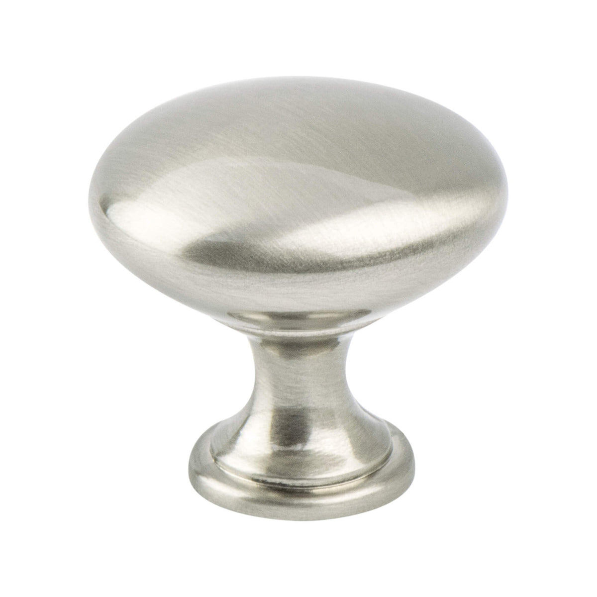 Berenson 0913-1BPN: 1-1/8" Traditional Advantage One Round Cabinet Knob - Brushed Nickel