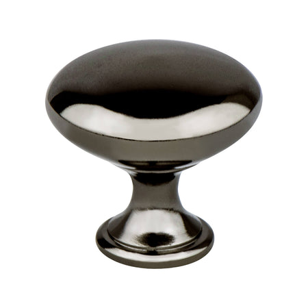 Berenson 0914-198: 1-1/8" Advantage Plus Two Round Cabinet Knob - Black Nickel