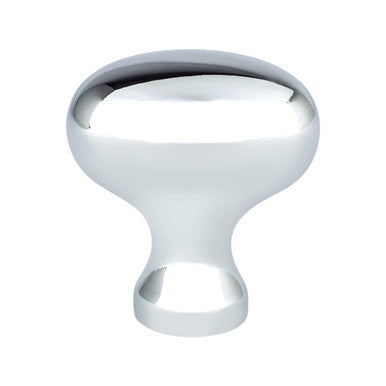 Berenson 0919-126: 1-1/8" Transitional Advantage Three Oval Cabinet Knob - Polished Chrome