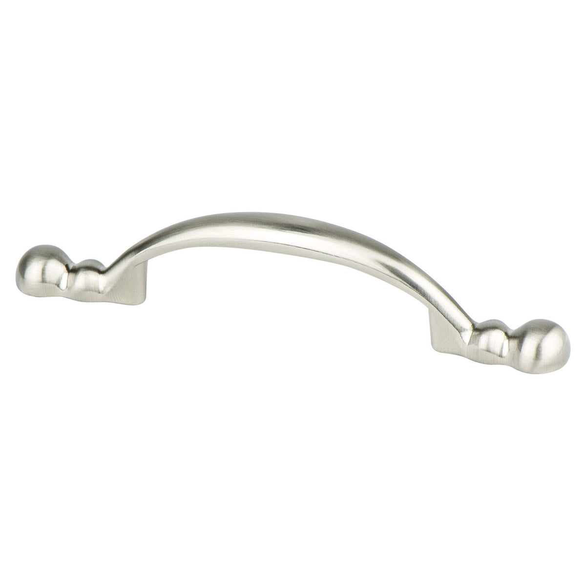 Berenson 0924-1BPN: 3" cc Traditional Advantage Four Cabinet Pull - Brushed Nickel