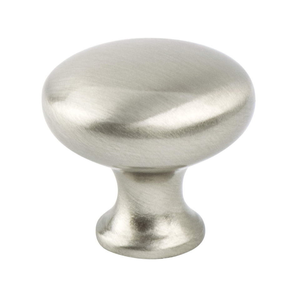 Berenson 0925-1BPN: 1-1/8" Traditional Advantage Four Mushroom Cabinet Knob - Brushed Nickel