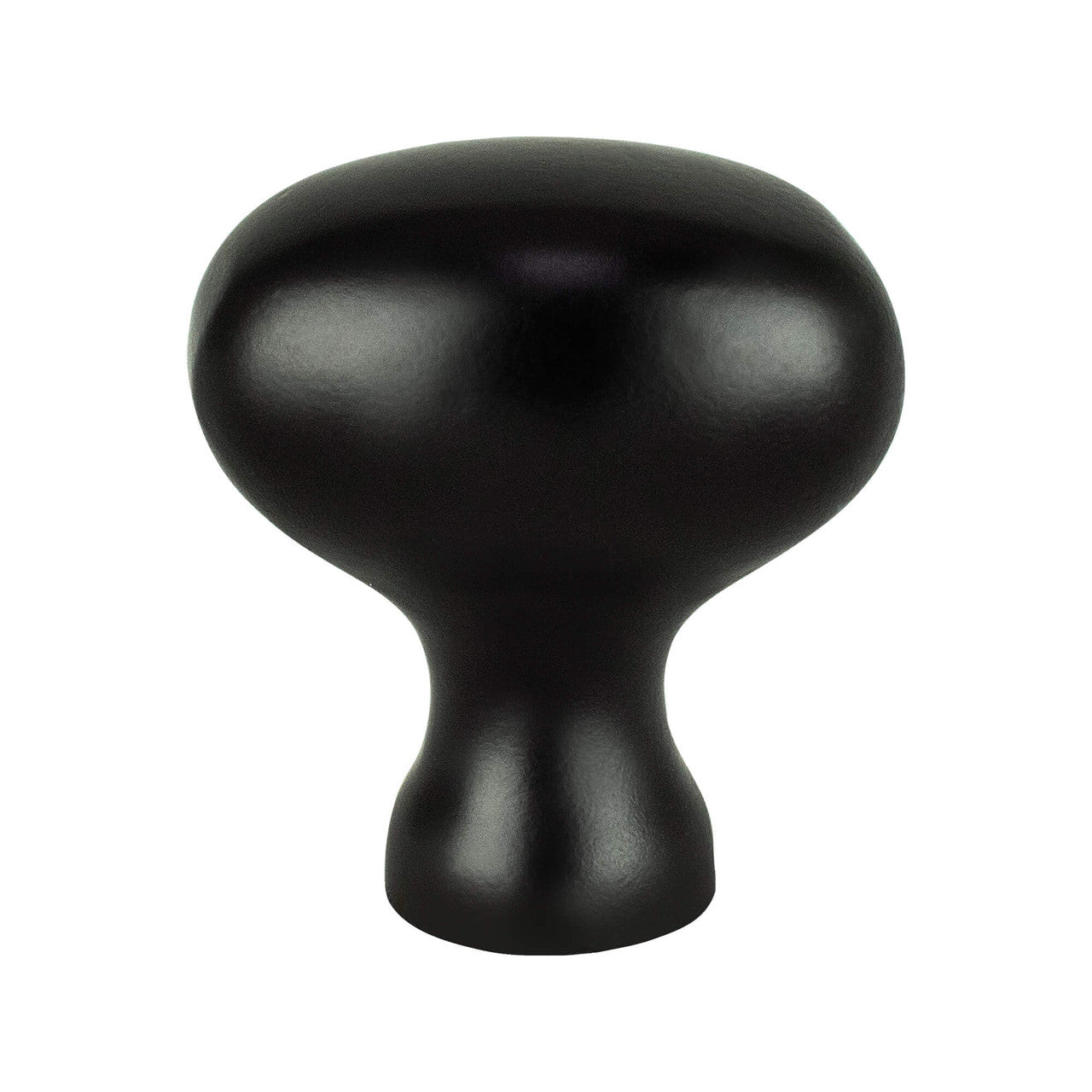 Berenson 0930-1055: 1-1/8" Transitional Advantage Three Oval Cabinet Knob - Matte Black