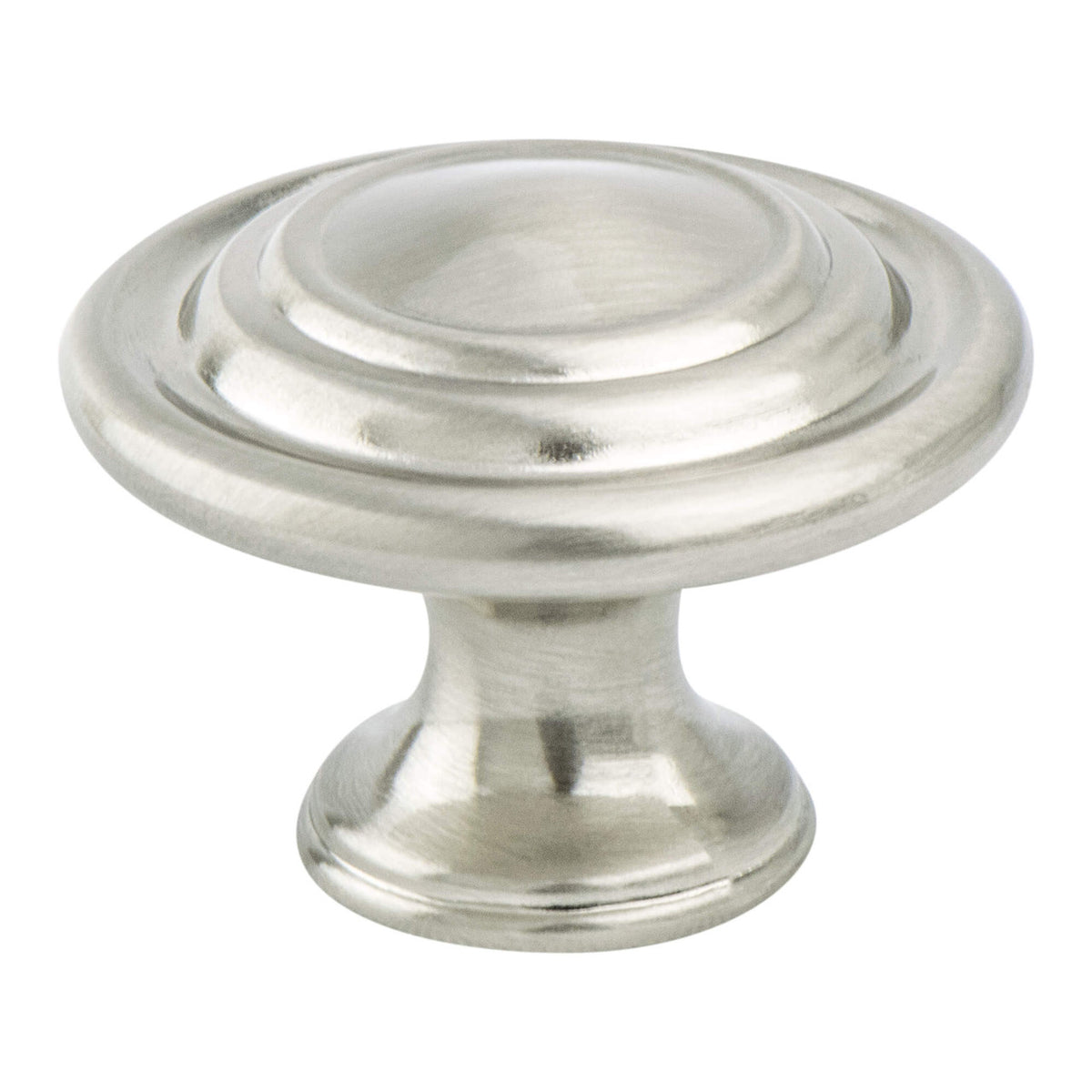 Berenson 0931-1BPN: 1-5/16" Traditional Advantage Four Cabinet Knob - Brushed Nickel
