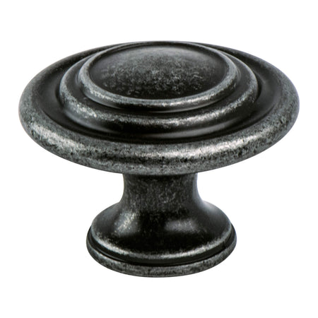 Berenson 0933-1AP: 1-5/16" Advantage Two Cabinet Knob - Antique Pewter