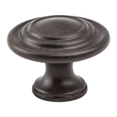 Berenson 0934-1RG: 1-5/16" Advantage Plus Four Round Cabinet Knob - Rust Glaze