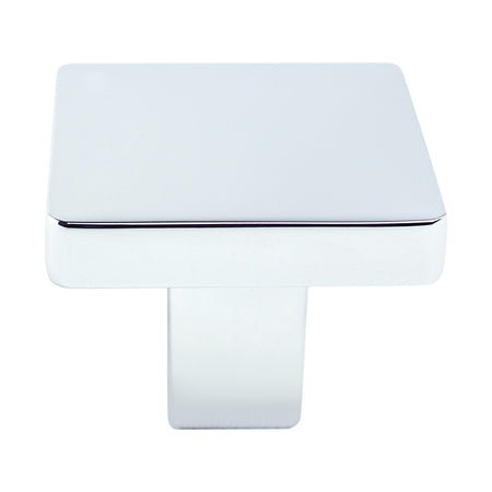 Berenson 0950-1026: 1-1/8" Contemporary Advantage One Square Cabinet Knob - Polished Chrome