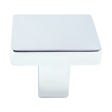 Berenson 0950-1026: 1-1/8" Contemporary Advantage One Square Cabinet Knob - Polished Chrome