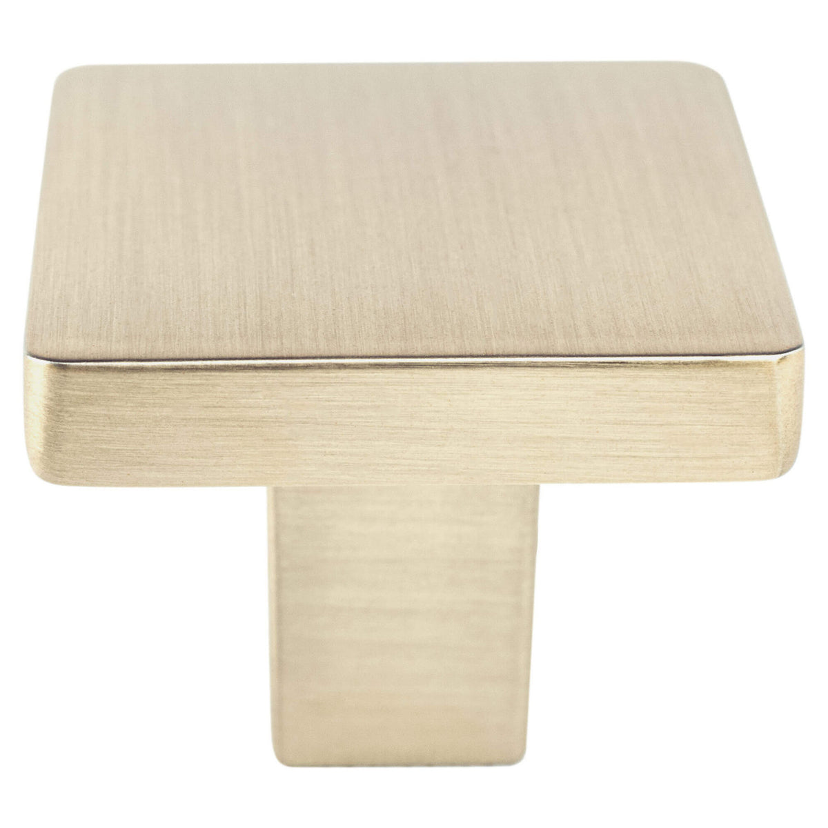 Berenson 0952-10CZ: 1-1/8" Contemporary Advantage One Square Cabinet Knob - Champagne