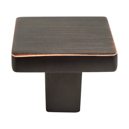 Berenson 0953-10VB: 1-1/8" Contemporary Advantage One Square Cabinet Knob - Verona Bronze
