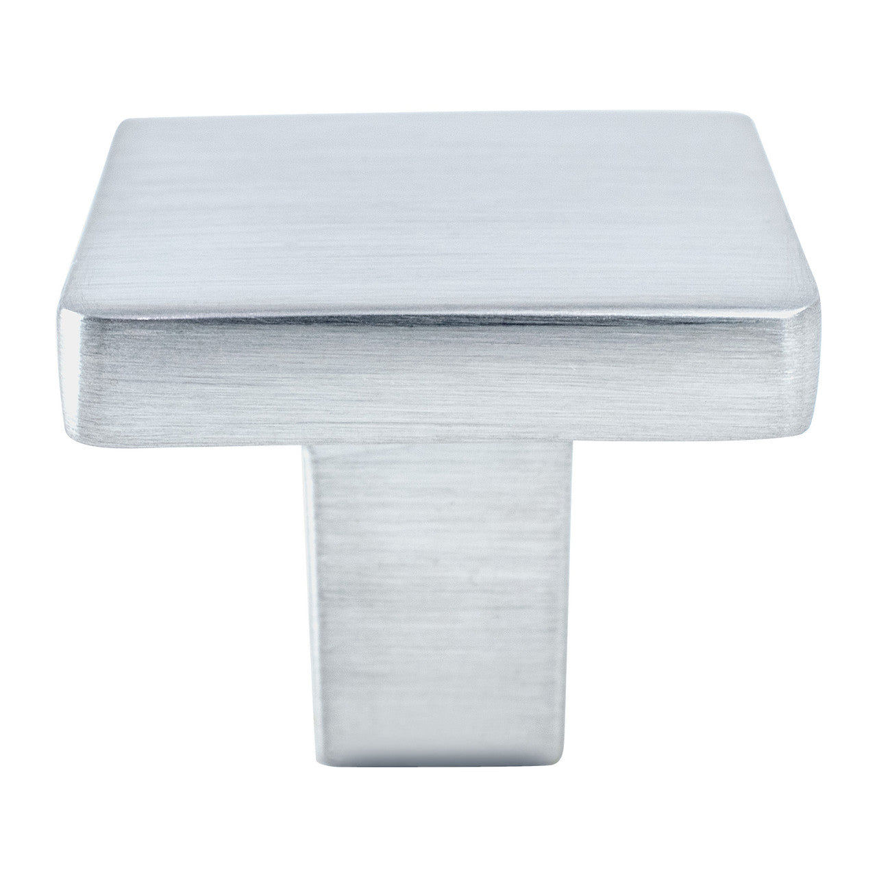 Berenson 0959-10SC: 1-1/8" Advantage Square Cabinet Knob - Satin Chrome