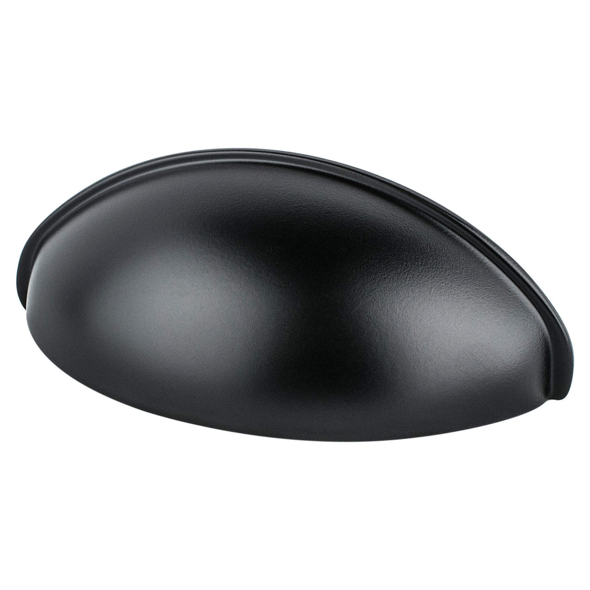 Berenson 0967-155: 64mm cc Transitional Advantage Three Cup Cabinet Pull - Matte Black