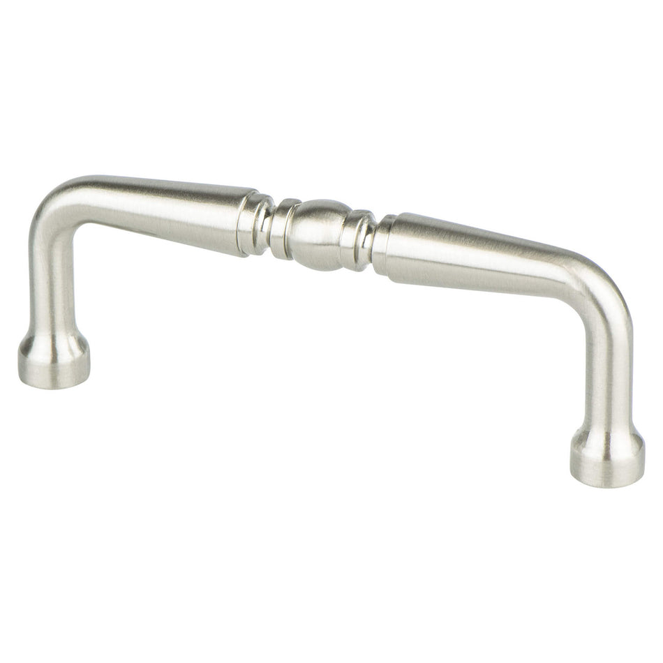Berenson 0973-1BPN: 3" cc Advantage Plus Two Cabinet Pull - Brushed Nickel