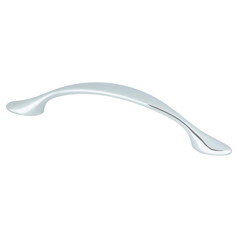 Berenson 0991-126: 96mm cc Transitional Advantage Three Cabinet Pull - Polished Chrome