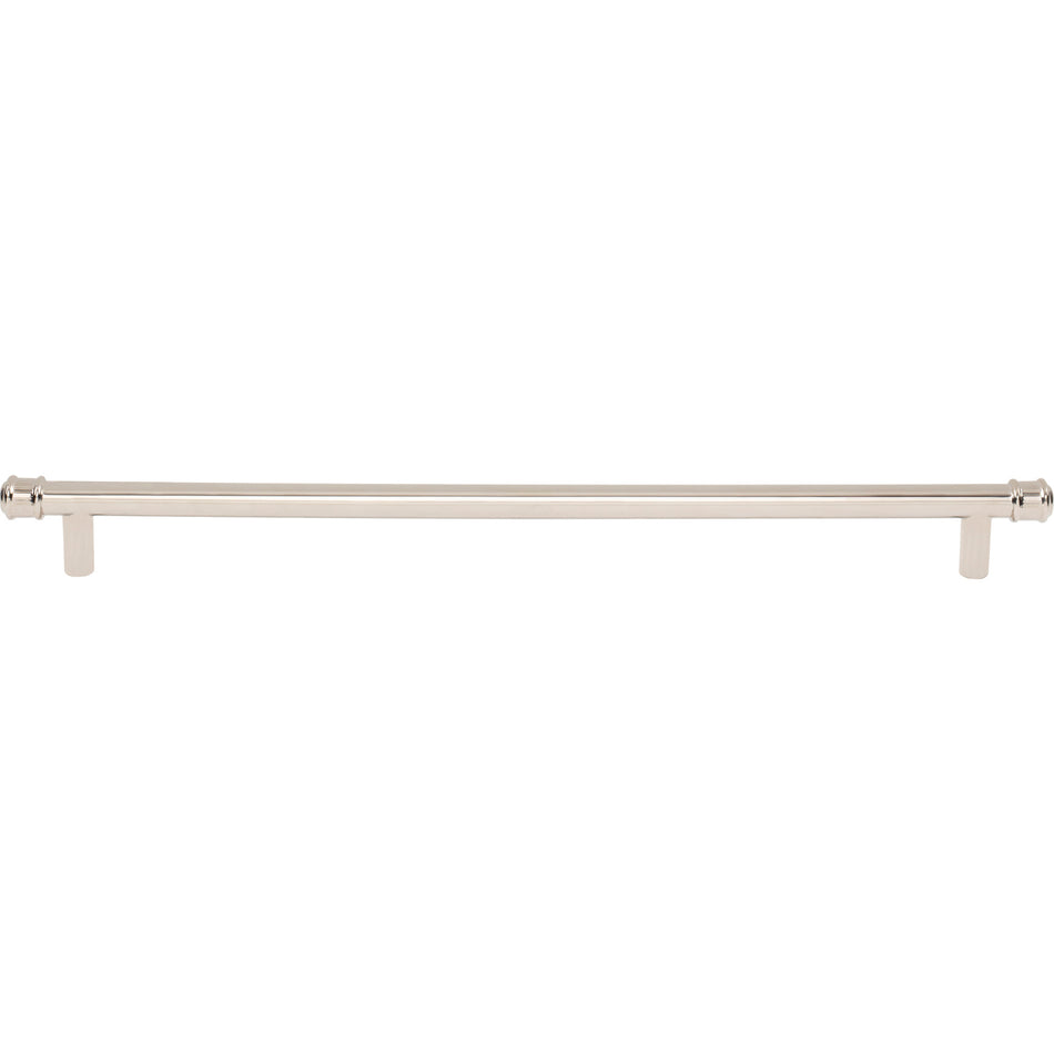 Top Knobs TK3296PN: 12" cc Elland Cabinet Pull - Polished Nickel
