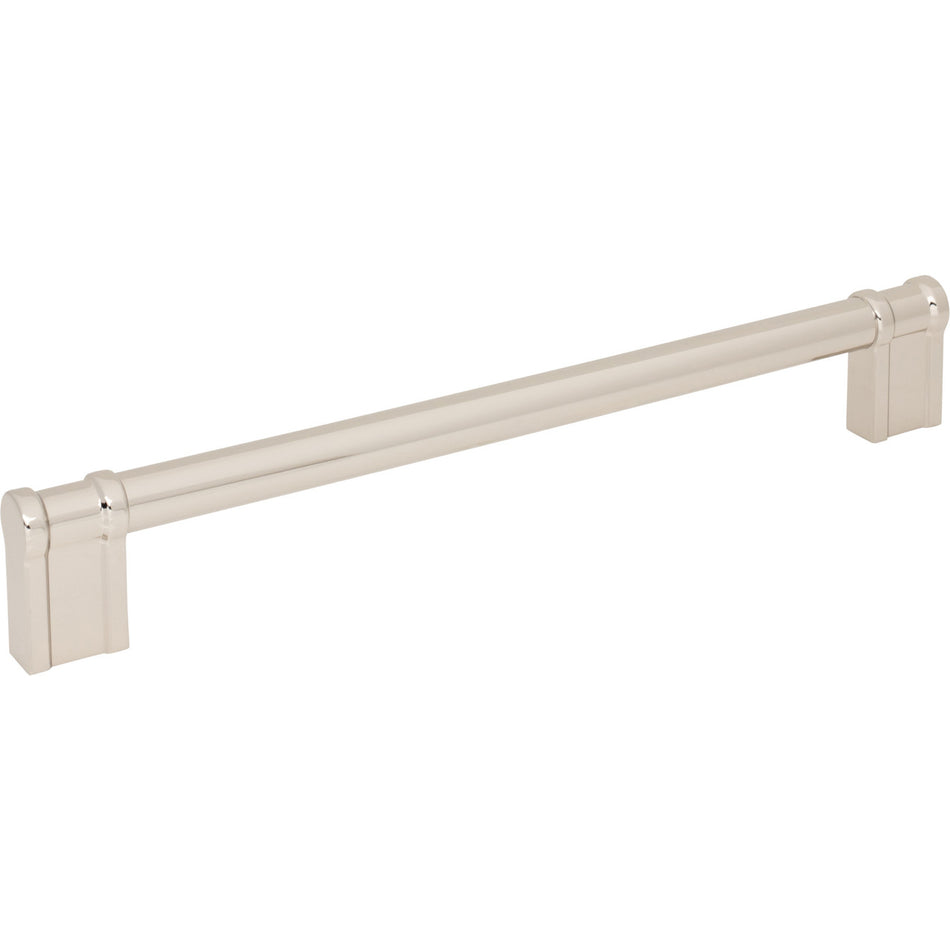 Top Knobs TK3388PN: 12" cc Newburn Appliance Pull - Polished Nickel