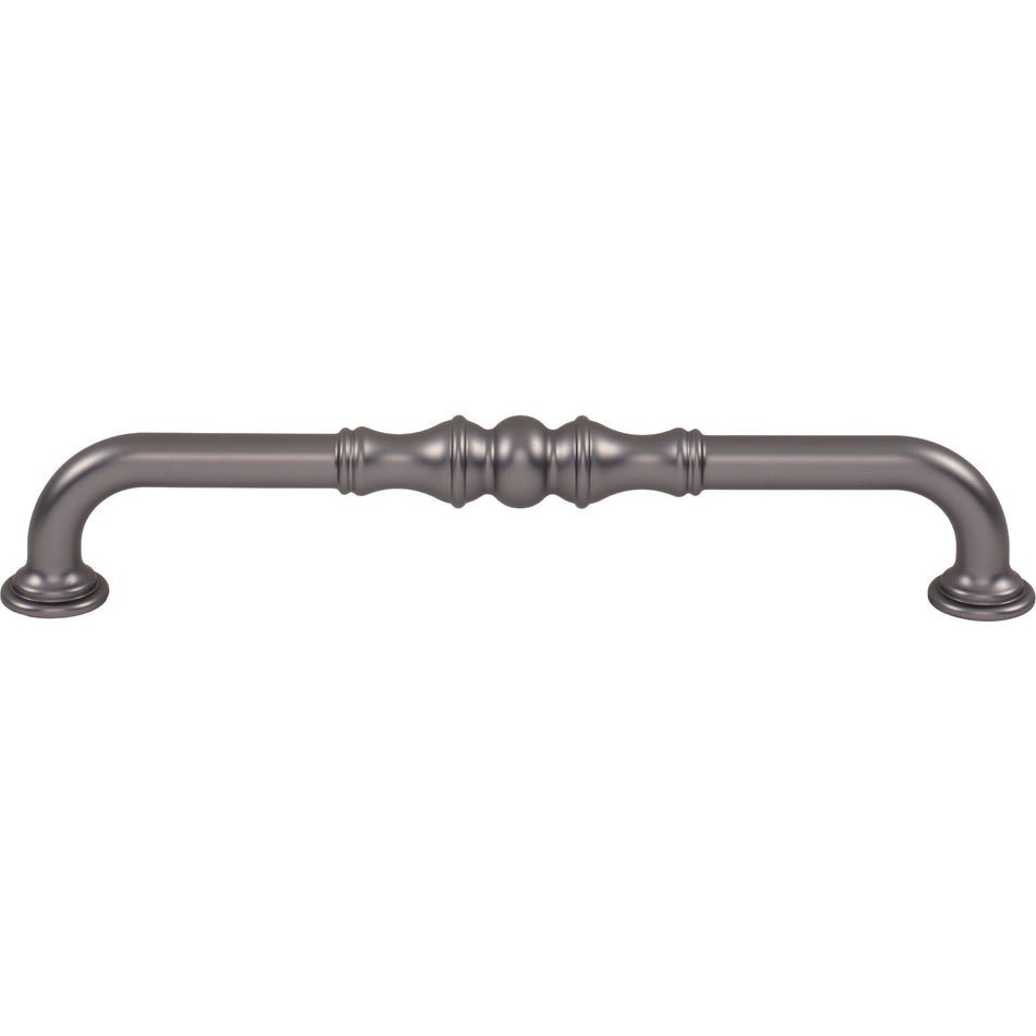 Top Knobs TK3434AG: 7-9/16" cc Bayridge Cabinet Pull - Ash Gray