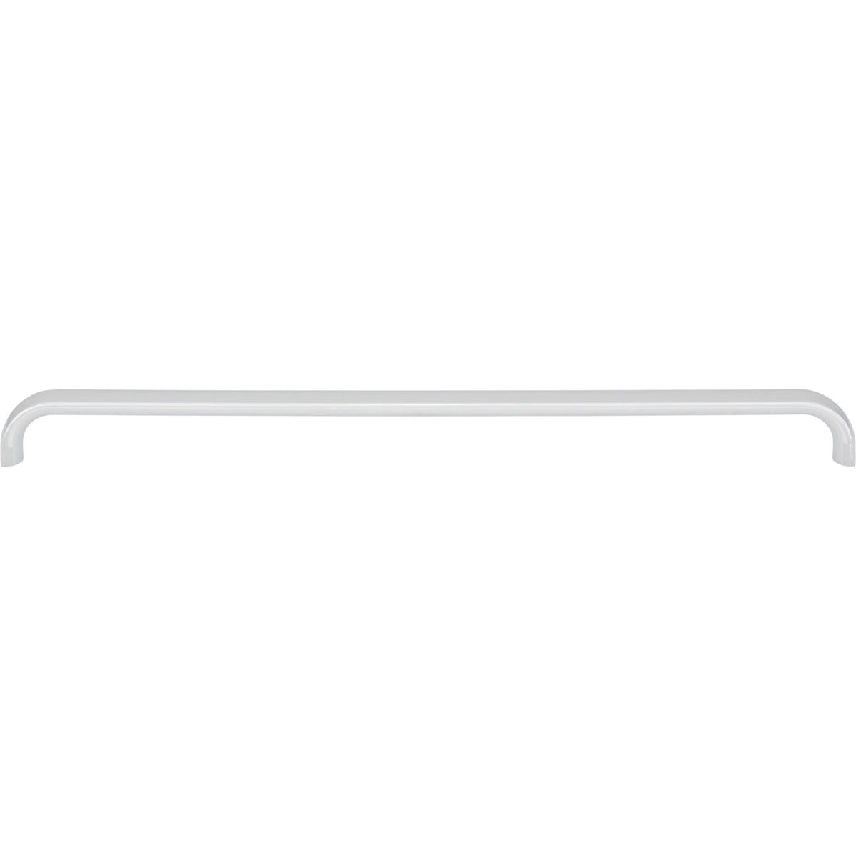 Top Knobs TK3347PC: 12" cc Brockwell D-Handle Cabinet Pull - Polished Chrome