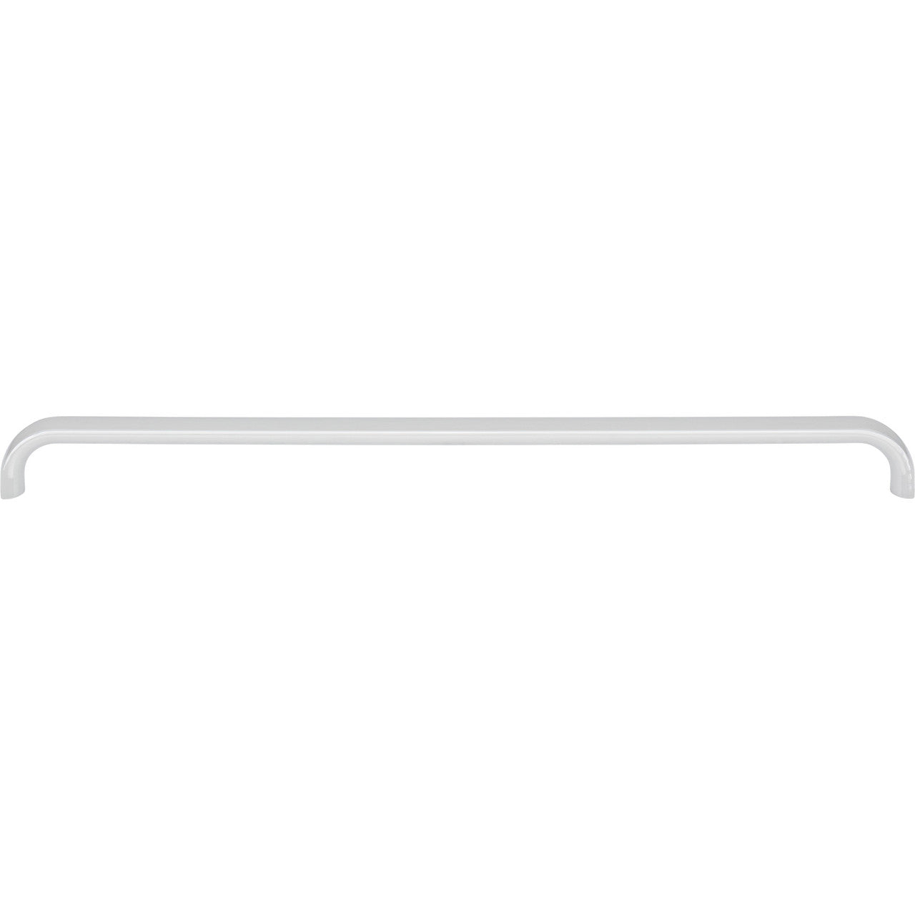 Top Knobs TK3347PC: 12" cc Brockwell D-Handle Cabinet Pull - Polished Chrome