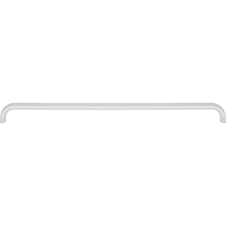 Top Knobs TK3347PC: 12" cc Brockwell D-Handle Cabinet Pull - Polished Chrome