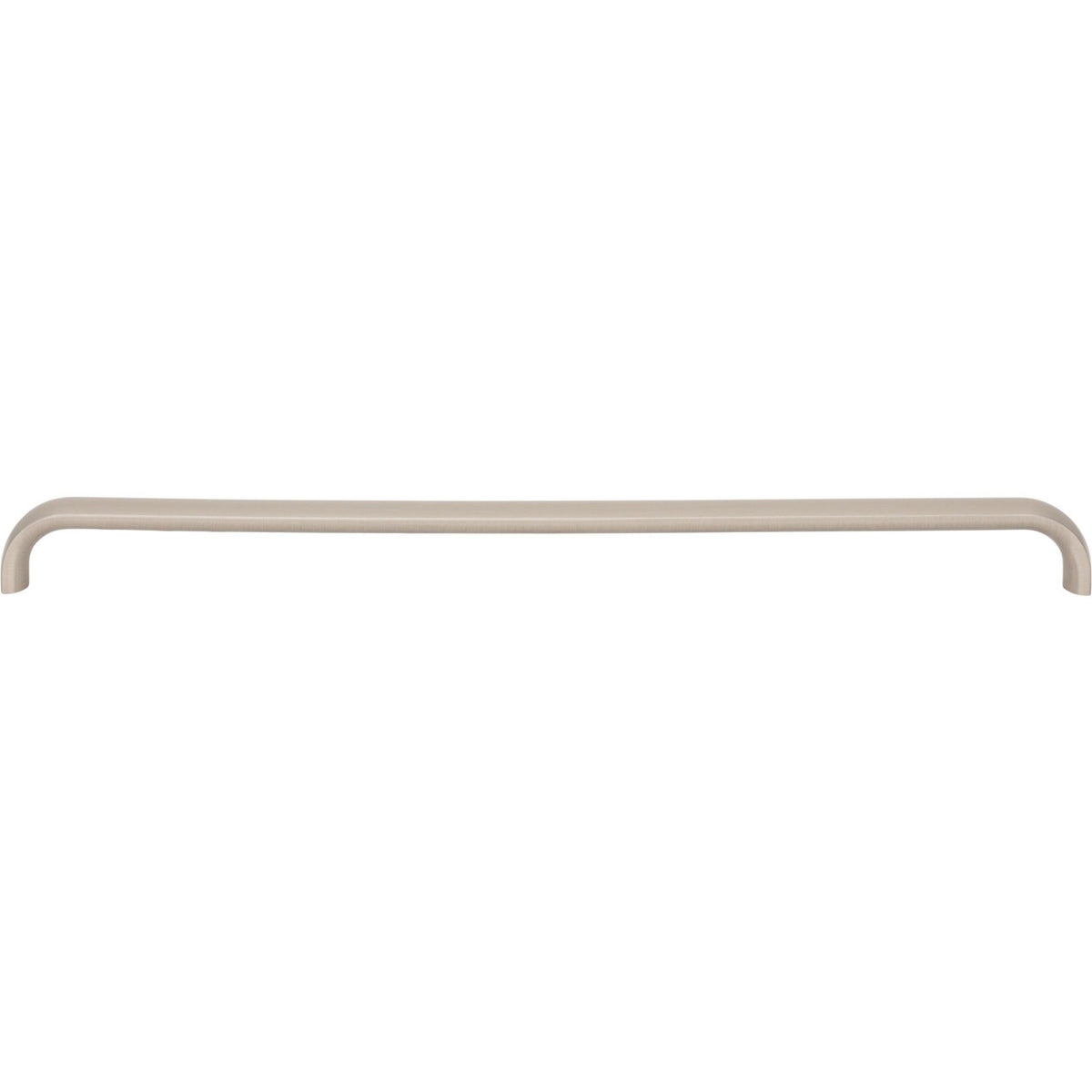 Top Knobs TK3347BSN: 12" cc Brockwell D-Handle Cabinet Pull - Brushed Satin Nickel