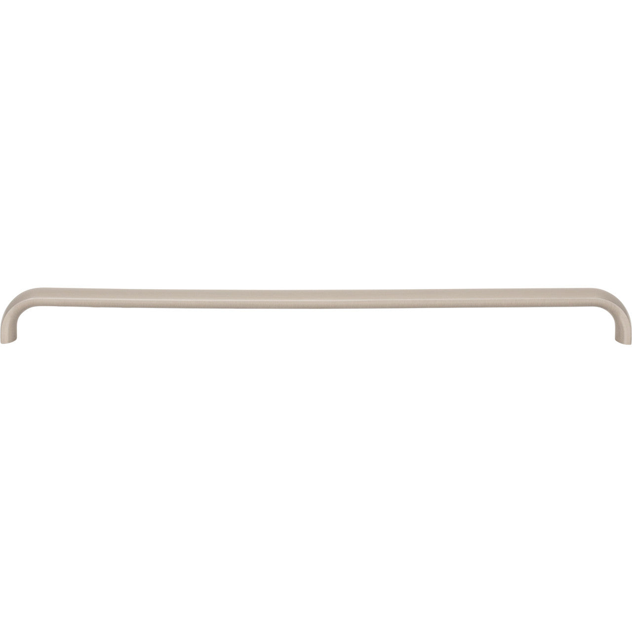 Top Knobs TK3347BSN: 12" cc Brockwell D-Handle Cabinet Pull - Brushed Satin Nickel