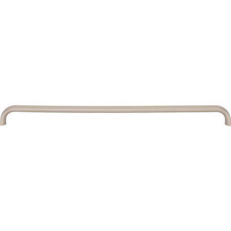 Top Knobs TK3347BSN: 12" cc Brockwell D-Handle Cabinet Pull - Brushed Satin Nickel