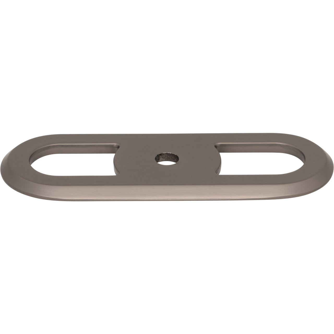 Top Knobs TK3351AG: 2-3/4" Brockwell Round Backplate - Ash Gray