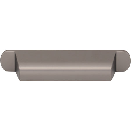 Top Knobs TK3361AG: 3-3/4" Cressing Cup Cabinet Pull - Ash Gray