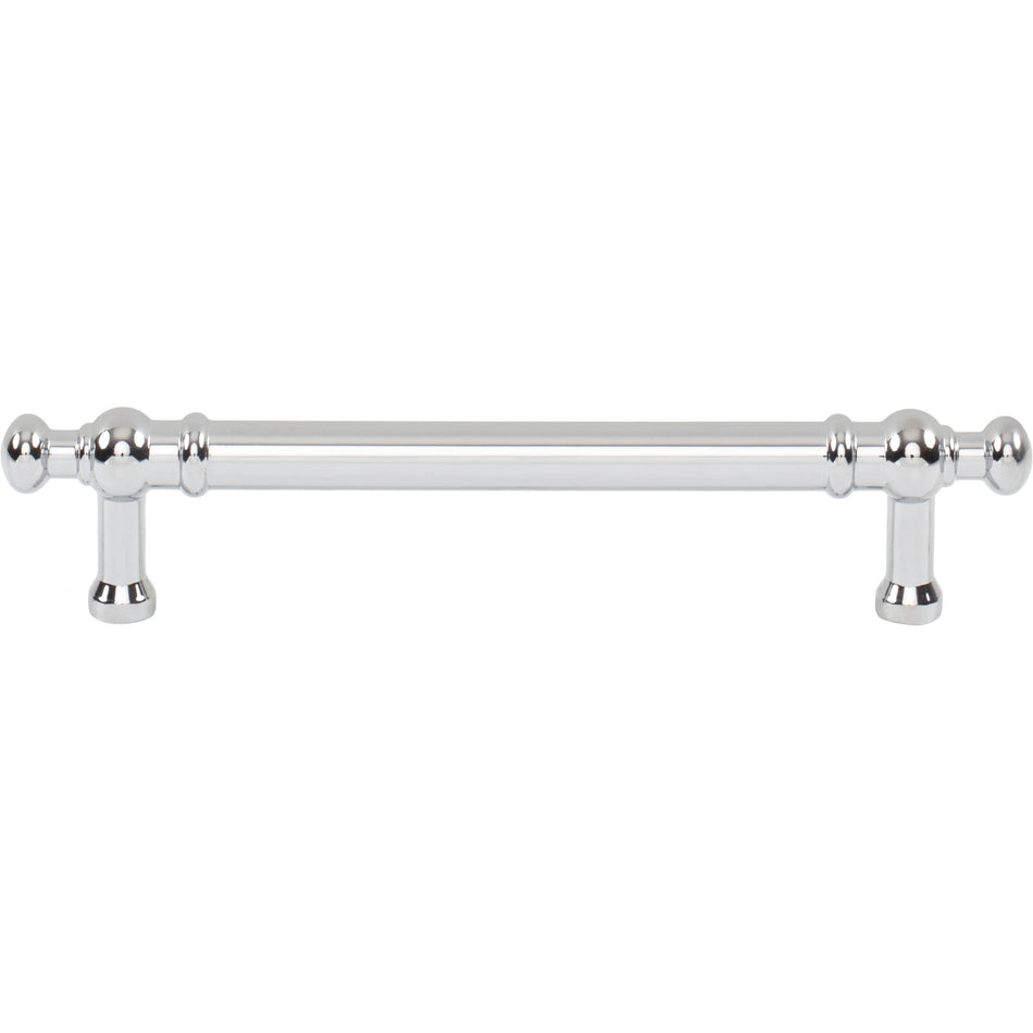 Top Knobs TK3302PC: 5-1/16" cc Wetherby Cabinet Pull - Polished Chrome