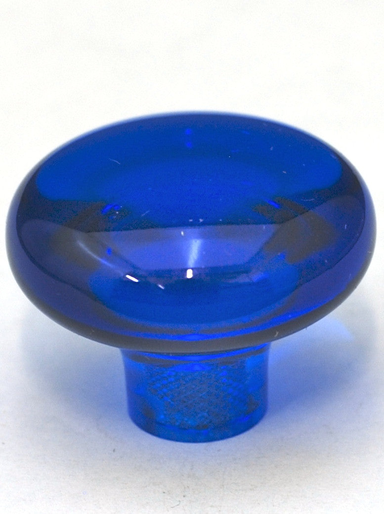 Cal Crystal 1-509-1: 1-7/16" Exxel Mushroom Cabinet Knob - Clear Oceanic